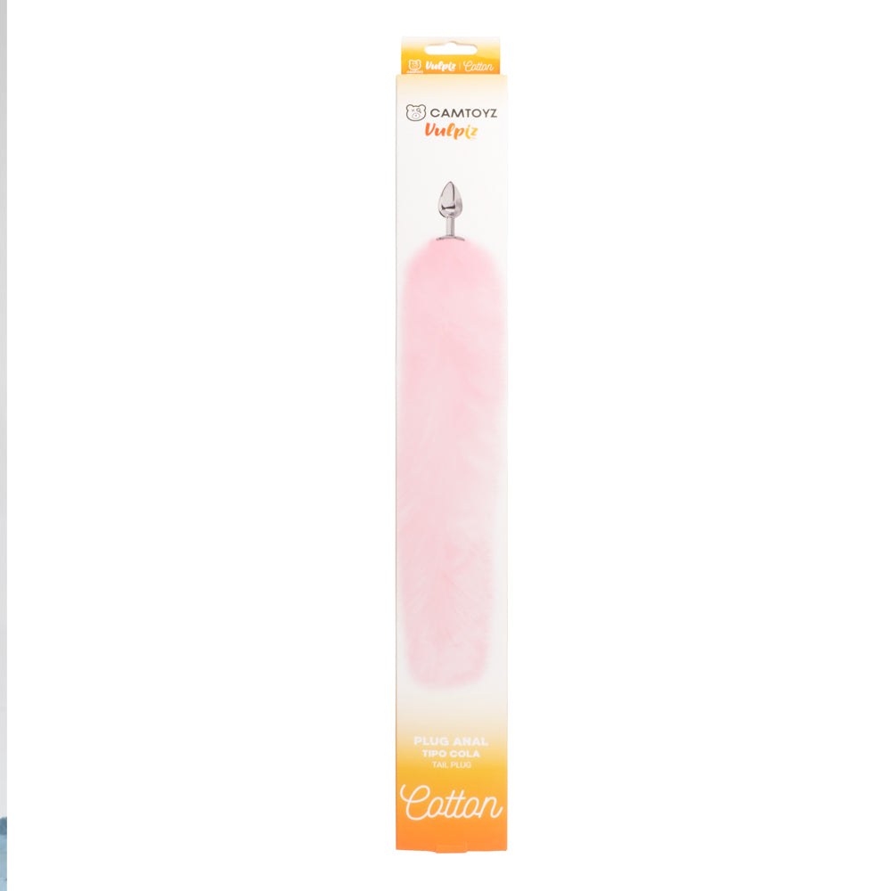 Plug Anal Con Cola Pinky Blanco