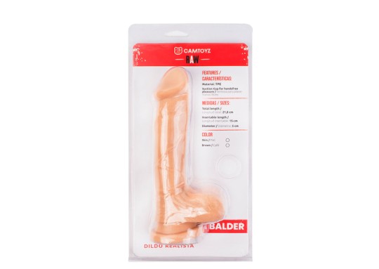 Dildo Realista Balder 21.8 Cm