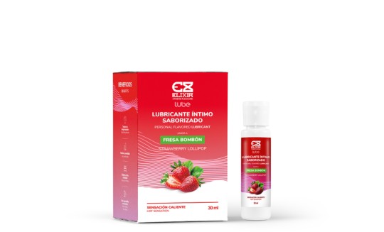 Lubricante Saborizado Fresa Bombon Elixir