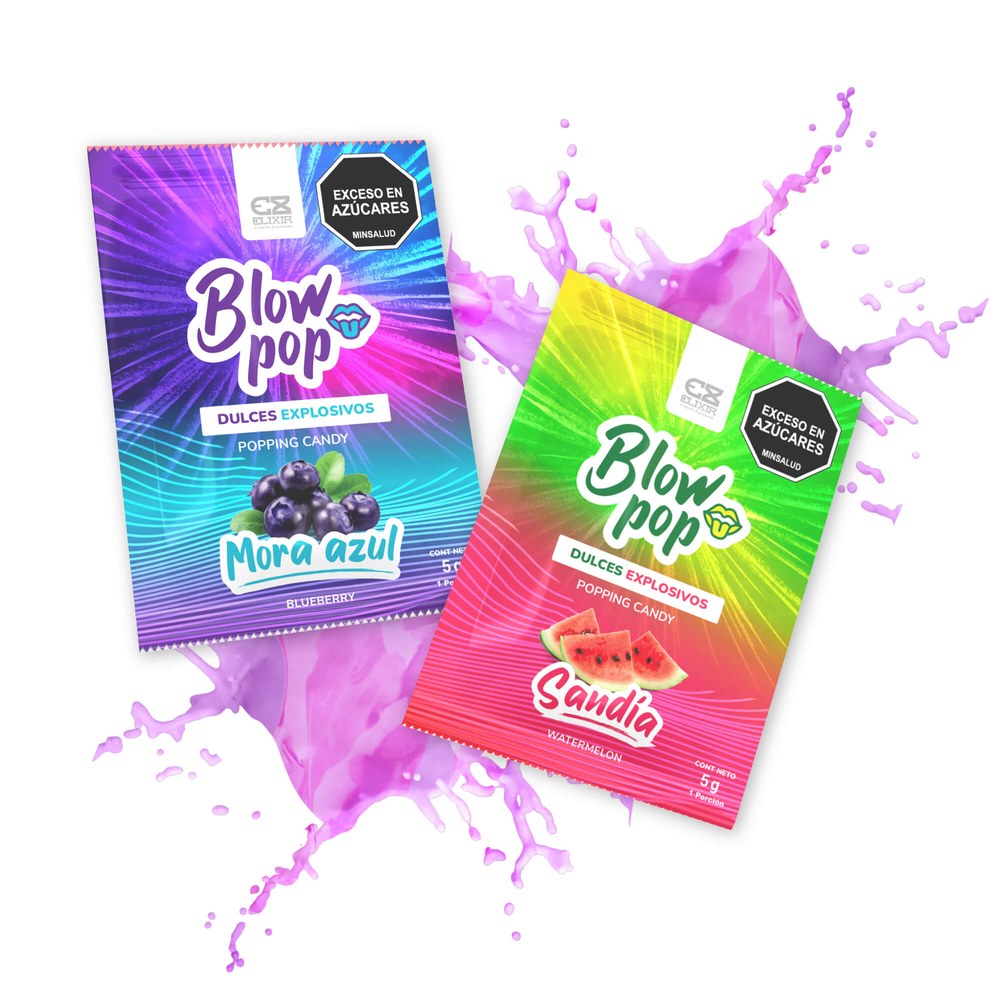 Blow Pop Elixir Mora Azul 5 gr