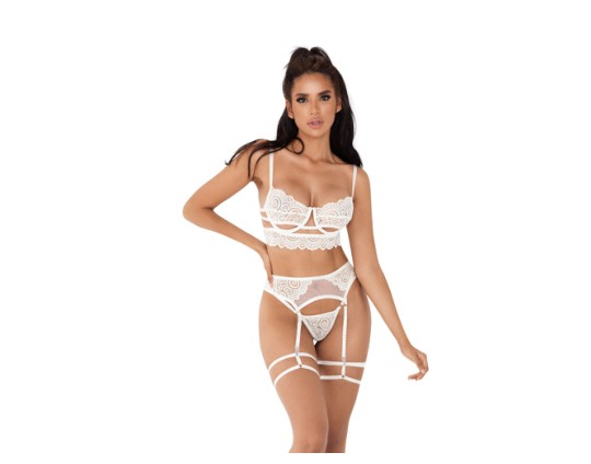 Conjunto Lencería Bella Lerot Marfil