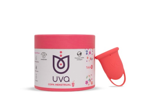 Copa Menstrual Uva 2 Talla A Salmón